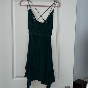 Free People Green Dress Size M